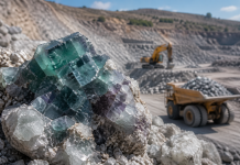 SLP lidera producción nacional de fluorita con 98.2% del total