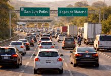 Más de 410 mil autos pasaron por la Lagos de Moreno–SLP en el primer semestre de 2025