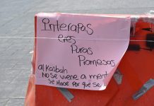 Indignación ciudadana desmiente a Galindo: “No es montaje, es falta de agua”