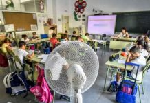 Calor extremo impulsa climatización total de escuelas en la Huasteca.