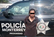 Potosino de 76 años detenido en el centro de Monterrey tras presunto robo de celular a abuelita