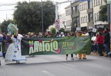 Chicotazos, bailes y máscaras: una tarde de Xantolo en la capital potosina
