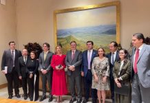 Valladares plantea ante Ebrard que más pequeñas empresas entren a las cadenas de exportación del T-MEC